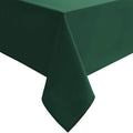 Hiasan Rectangle Tablecloth - Waterproof Washable Fabric Table Cloth for Wedding, Banquet, Gathering and Dining Room, 90 x 156 Inch, Hunter Green