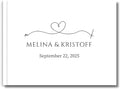 Wedding Guest Book – Personalized Polaroid Guest Book for Wedding Reception, Custom Sign In Photo Book with Blank Pages, Elegant Keepsake for Guests (Elegant White)