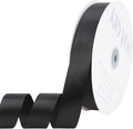 Black Satin Ribbon 1 inch X Continuous 100 Yards, Single Face Polyester Ribbon Perfect for Gift Wrapping, Flower Bouquet, Wedding Decor, Crafts, Bow Making, Sewing and More