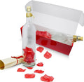 Letter in a Bottle - Valentine's Day, Anniversary or Birthday Gift for Girlfriend, Boyfriend, Fiancée, Husband Or Loving Wife - Seal the Romance Message in the Large Full Wine Size Glass Bottle