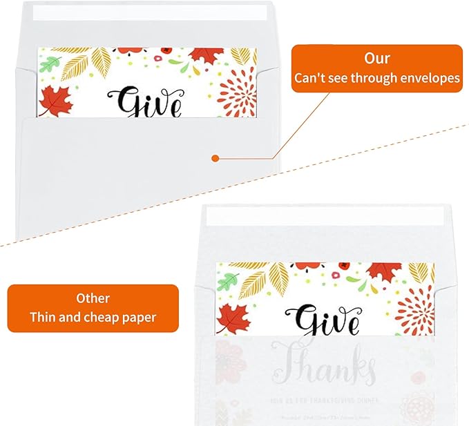 A9 Invitation Envelopes 50 Pack White 5 3/4 x 8 3/4 Inches Self Seal Printable Envelopes for 5x8 Cards,Azaza