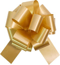 12 PCS 6 Inch Golden Pull Bows - Perfect for Gift Wrapping, Wedding Decor, Car Bows, Birthday Parties, Christmas and Valentine's Day