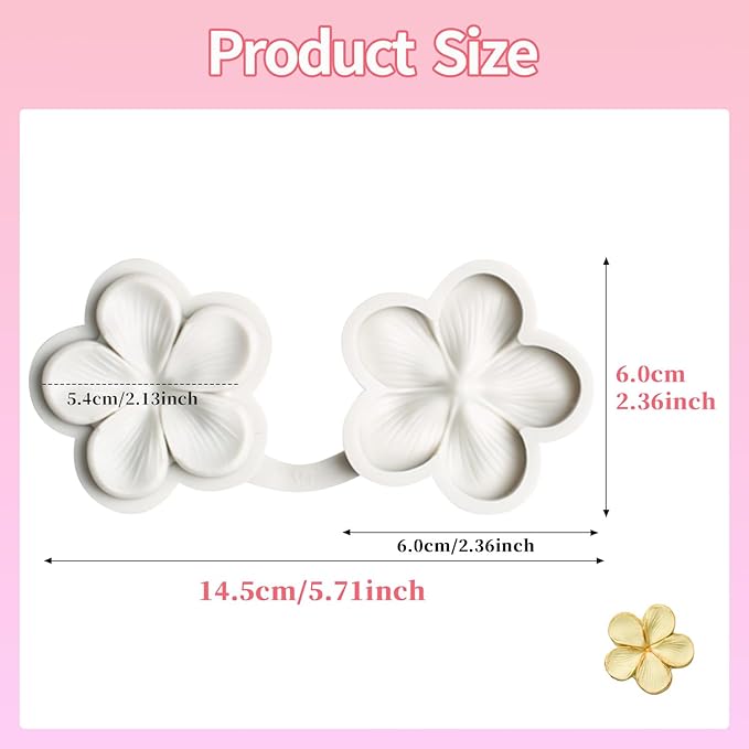 SK Flower Blossom Veiner Fondant Cake Chocolate Sugarcraft Mould Mold Tool 1Pcs (Style 1)