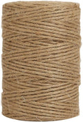 Tenn Well Jute Twine, 328Feet 2.32mm 6Ply Natural Garden Twine, Heavy Duty Jute String for Crafts, Gift Wrapping, Gardening, Farmhouse Decor, Christmas Decorations