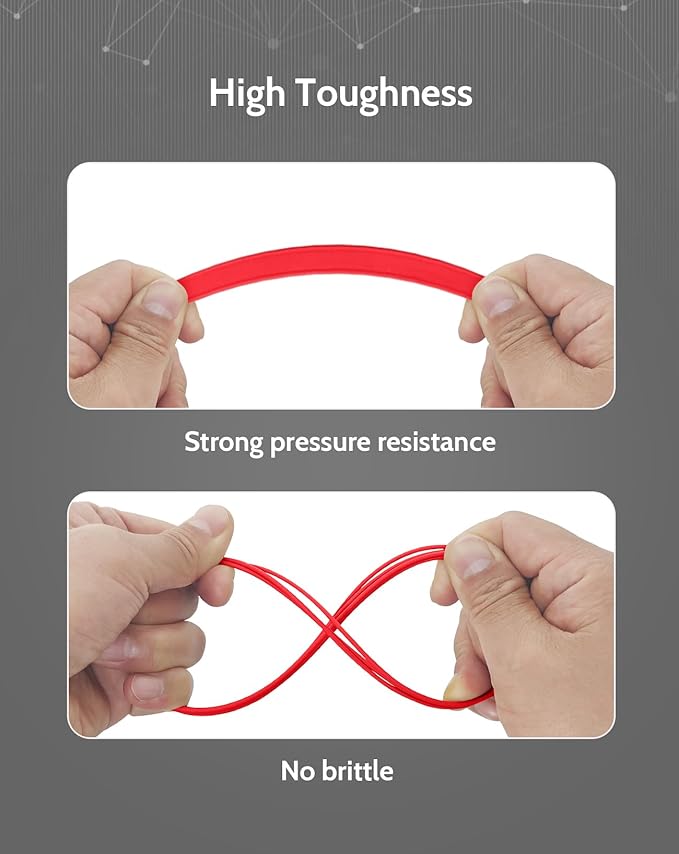 DURAMIC 3D PLA+ Filament 1.75mm 1Kg Rouge Red, PLA Plus Filament 1Kg Spool(2.2lbs) Tougher and Stronger, Dimensional Accuracy Probability +/- 0.02mm