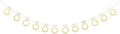 Bachelorette Party Banner - Glitter Gold and Silver Diamond Ring Banner, Engagement Party Decorations, Bride to Be Decorations, Bridal Shower Decorations
