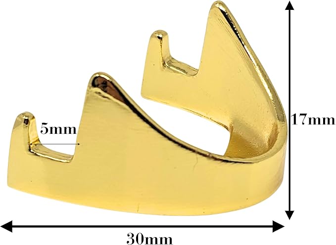 Military Challenge Coin Display Stand - Solid Metal with Anodized Finish - US Vet. Business (Gold Two-Pack)