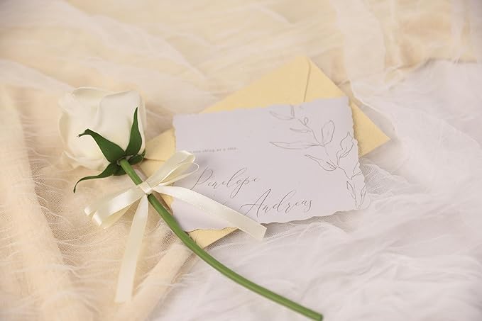 Beige Satin Ribbon 3/8 inch X Continuous 50 Yards, Single Face Polyester Ribbon Perfect for Gift Wrapping, Flower Bouquet, Wedding Decor, Crafts, Bow Making, Sewing and More
