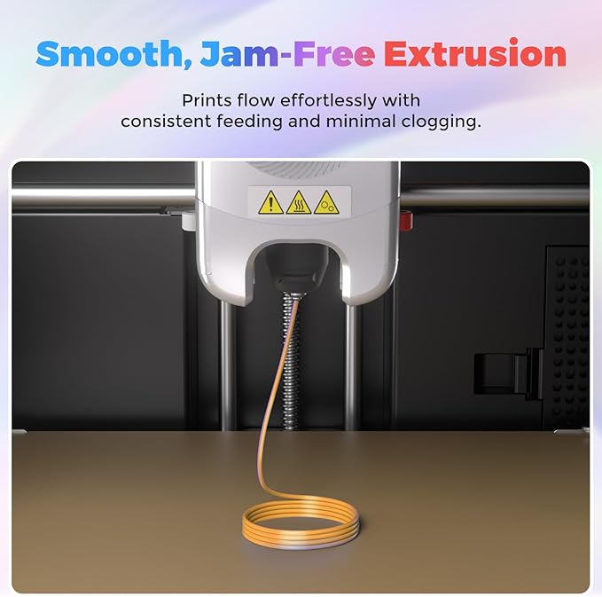 FLASHFORGE Silk Tri-Color Filament, Purple, Gold and Black 3 in 1 Coextrusion Silk PLA Filament 1.75mm, 3D Printer Filament Color Change 1kg(2.2lbs) Spool, Dimensional Accuracy +/- 0.02mm