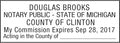Maxmark Notary Stamp for State of Michigan- Self Inking Stamp