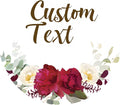 Premium Custom Stickers Labels - Personalized Stickers for Businesses Logo and Name. Birthday Pets and Label Product Boxes Wedding Favors Waterproof Labels (wreath 11, 3.5 inch)