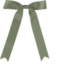 30 Pcs Moss Green Satin Bows 6 X 10 Inch Premade Bows with Twist Tie for Wedding Florist Decor, Cake Pops,Christmas Tree & Gift Wrapping(Moss Green)