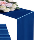24Pack Table Runner 12 x 108 Inches Satin Silk Table Runner for Wedding, Birthday Party, Banquets, Graduations Decoration, fit Rectange and Round Table-Royal Blue