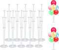 10 Sets Balloon Stand Kit, Reusable Clear Balloon Stands for Table, Balloon Centerpieces for Tables Suitable for Birthday Decorations Party Wedding Graduation Decorations