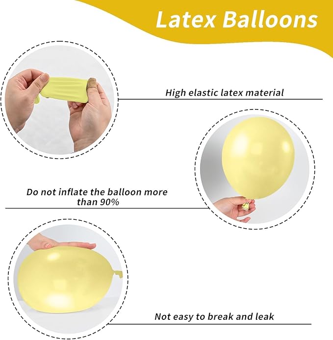 Sage 52 PCS 12 Inch Multi-Colored Balloons for Birthday Parties - Includes Blue, Green, Yellow, Dusty Blue, Bean Green, Sand, White, Maca, Yellow Latex Balloons