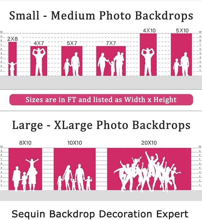 ShinyBeauty Sequin Backdrop-Curtain-5FTx10FT-Burgundy-Sequin Fabric Photo Booth Backdrops 10FT Glitter Curtains Happy Birthday Wine Photography Background