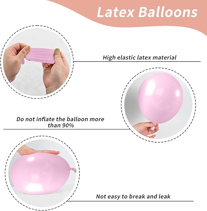 Cow Print Balloons, 52 PCS 12 Inch Maca Pink Brown Rose Gold Cow Balloons Helium Latex Balloons for Birthday Baby Shower Cow Print Party Cowgirl Rodeo Party Farm Party Decorations Supplies