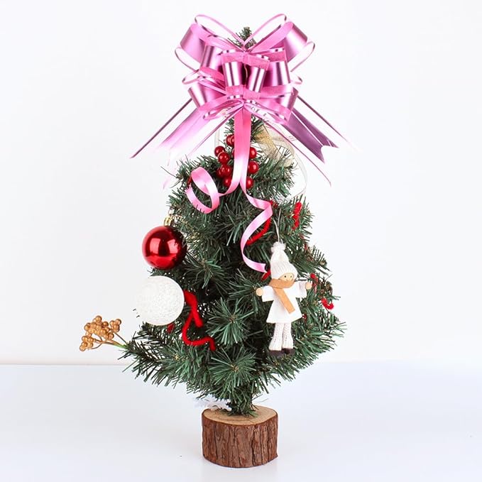WEWILUCK Gift Bows for Presents, Hot Pink Bows for Gift Wrapping, Gift Bows with Ribbon for Weddings, Bridal Showers, and Anniversary Decoration(6 inches, 15PCS)