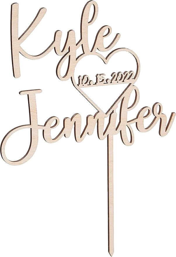 Wedding Cake Toppers, Wedding Cake Toppers Bride and Groom, Custom Cake Topper, Customize Your Own Anniversary Mr and Mrs Cake Topper