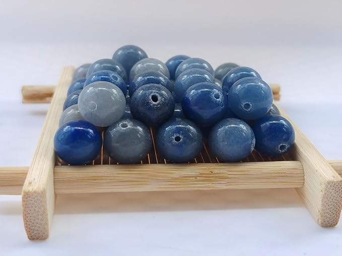 Stone Beads 6mm 140pcs Blue Sodalite Beads Round Loose Gemstones Beads for Bracelet Necklace Jewelry Making (6mm, 60603 Blue Sodalite)