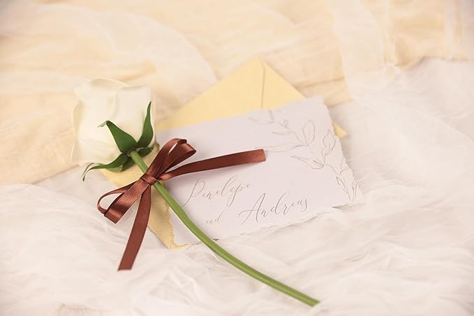 Coffee Brown Satin Ribbon 3/8 inch X Continuous 100 Yards, Single Face Polyester Ribbon Perfect for Gift Wrapping, Flower Bouquet, Wedding Decor, Crafts, Bow Making, Sewing and More