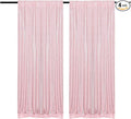 Pink Sequin Curtains 4FTx8FT 2 Panels Sequin Wall Backdrop Curtain