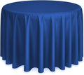 Lann's Linens - 10 Premium 120" Round Tablecloths for Wedding/Banquet/Restaurant - Polyester Fabric Table Cloths - Royal Blue