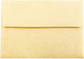 JAM PAPER 4Bar A1 Parchment Invitation Envelopes - 3 5/8 x 5 1/8 - Antique Gold Recycled - 50/Pack