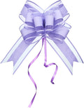 WEWILUCK Bows for Gift Wrapping, Light Purple Gift Bows for Presents, Gift Baskets, Big Fancy Bow for Birthdays, Parties, Christmas, and Everyday(6 inches, 15PCS)