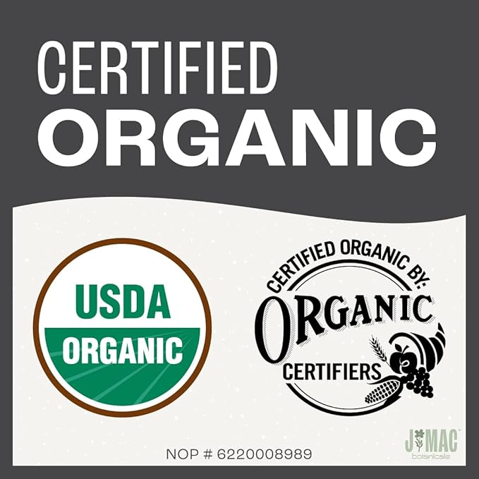J Mac Botanicals Organic Anise Seeds (16 oz) whole seeds, aniseed, anisecookies, anisetea, aniseseed powder, aniseseeds for baking, Certified Organic.