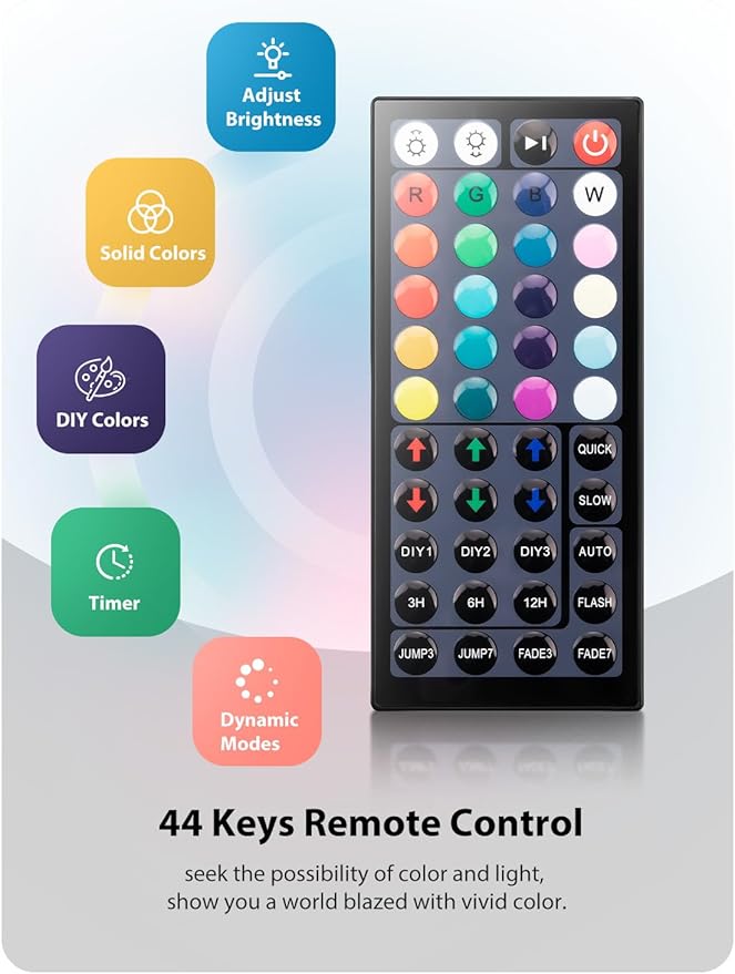 Onforu 6 Pack RGB LED Flood Light Outdoor, 50W Color Changing Uplights with Remote, 2700K Warm White IP66 Stage Lighting, Landscape Floor Spotlights Indoor, Uplighting Indoor Floor Light for Christmas