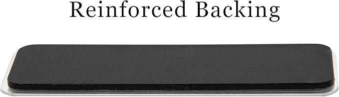 Custom Name Tags w/Scratch Resistant Metal Front & Hard Plastic Back (1.25 x 3 Inch, Silver)