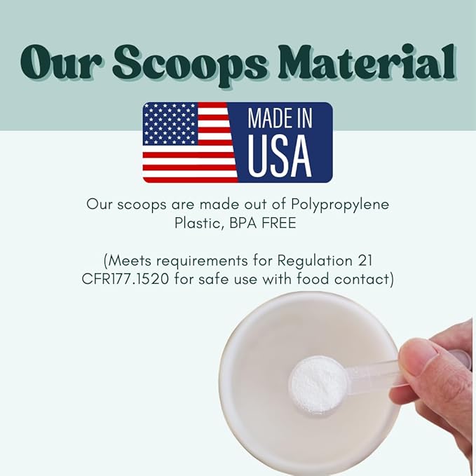 18 mL (18 CC) Long Handle Scoop for Measuring Coffee, Pet Food, Grains, Protein, Spices and Other Dry Goods (Pack of 10)