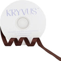 Dark Brown Satin Ribbon 3/8 inch X Continuous 50 Yards, Single Face Polyester Ribbon Perfect for Gift Wrapping, Flower Bouquet, Wedding Decor, Crafts, Bow Making, Sewing and More