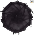 Wudygirl 100pcs Drawstring Organza Bags 5 x 7 Inch Black Transparent Jewelry Lipstick Pouches Baby Shower Party Wedding Holidays Favor Seashell Candy Favor Bags(Black 5x7'')