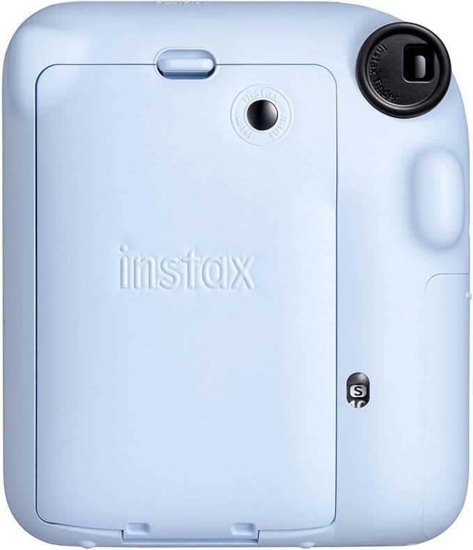 FUJIFILM INSTAX MINI 12 Film Camera Pastel Blue Bundle with Instant Film- 60 Photo Sheets with Camera Case and Accessories Ideal Gift for Kids, Teenage Girl & Adults