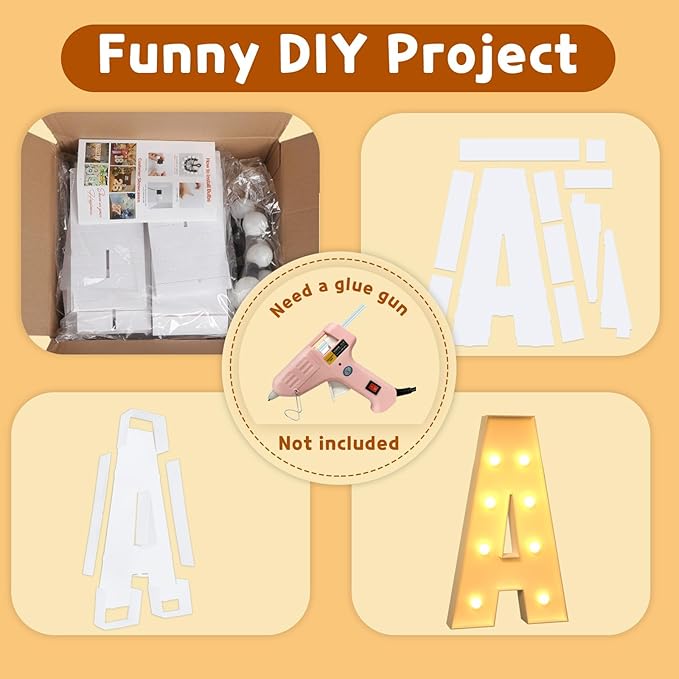 imprsv Marquee Light Up Letters, 3FT Mosaic Letters with Light for Baby Shower Graduation Party Decor, Large P for Engagement Wedding Party Decorations (Need to Assemble)