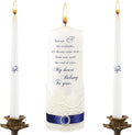 Frienda Unity Candles for Wedding Ceremony Set Wedding Unity Taper Candles Catholic Religious Ceremony Accessories(Heart Style)