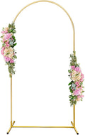 Wedding Arch Backdrop Stand Chiara Backdrop Stand 6.6 x 3.3 FT Wedding Arches for Ceremony Golden Arch Wall Bridal Archway Metal Party Decoration