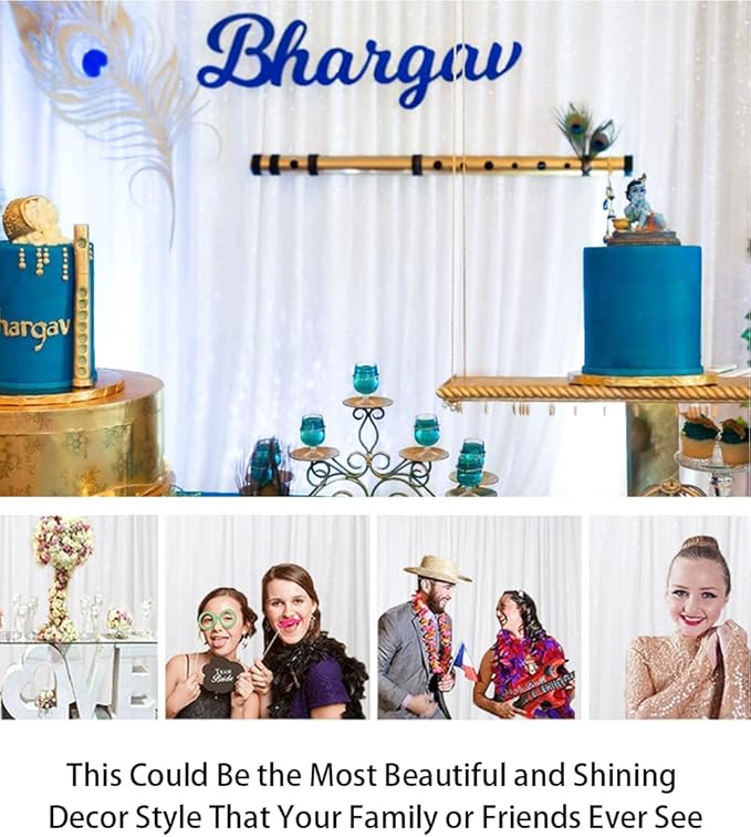 ShiDianYi 8 X 8, White Sequin Backdrop, Sparkling Photography Prop for Party & Wedding