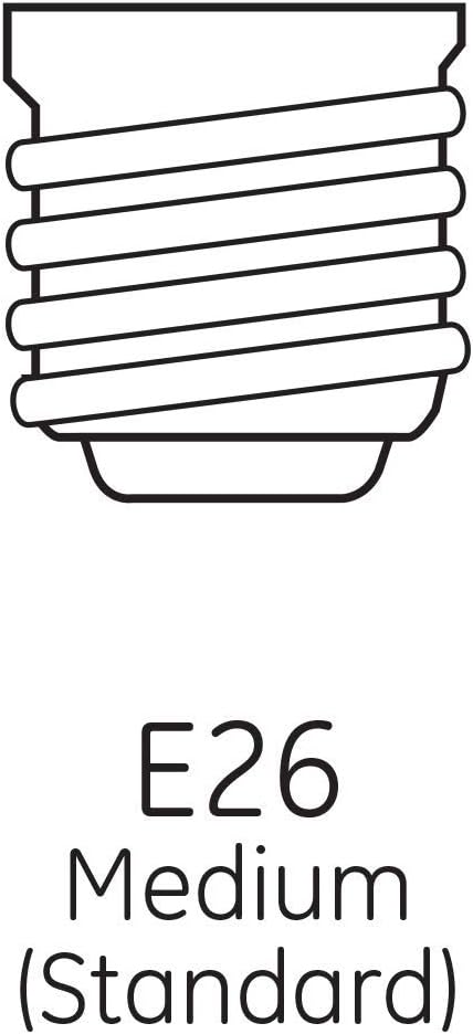 GE Refresh LED Light Bulbs, 60 Watt, Daylight, G25 Globe Bulbs, Medium Base (2 Pack)