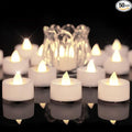 BEICHI Flameless Candles, 50Pack Battery Operated Candle, LED Tea Lights Candles Battery Operated, Flickering Fake Votives for Wedding Halloween Christmas Diwali- Warm White