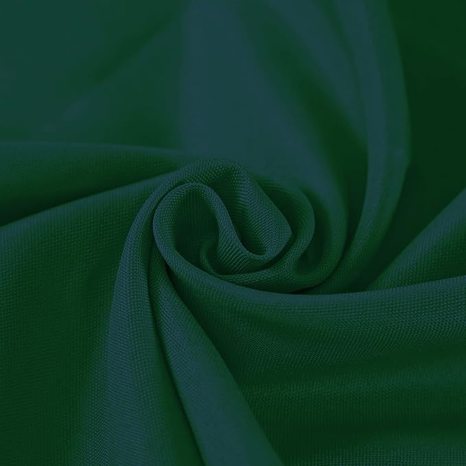 60 inch Round Tablecloth Washable Polyester Table Cloth Decorative Table Cover for Wedding Party Dining Banquet（60 inch,Hunter）