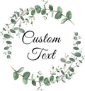 Premium Custom Stickers Labels - Personalized Stickers for Businesses Logo and Name. Birthday Pets and Label Product Boxes Wedding Favors Waterproof Labels (wreath 18, 2 inch)