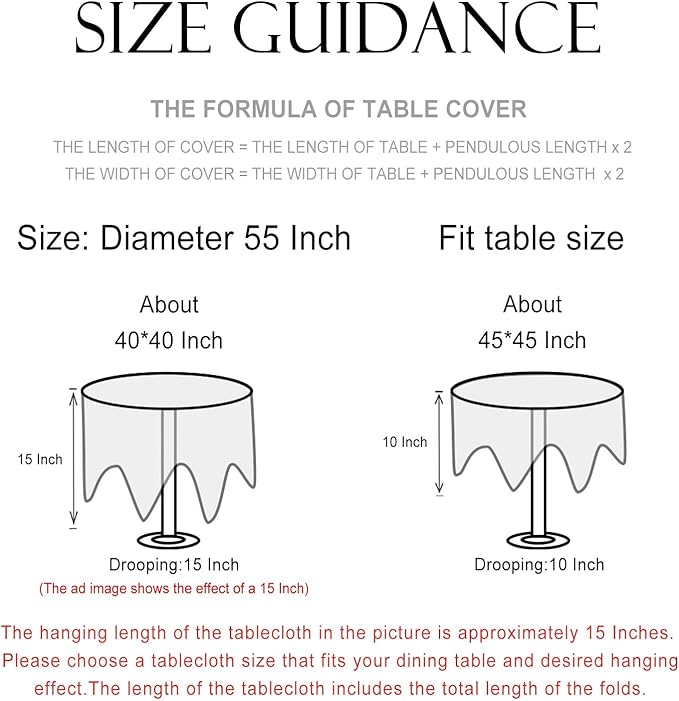 patdrea Designer Vintage Round Tablecloth,Pink Linen Table Cloth with Birds Pattern,Colorful Decoration French Table Cover for Kitchen Dining,Thanksgiving,Party,Christmas,Diameter 55"-Kulom a