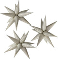3pcs 26inch cream Star foil balloons.cream Explosion Star burst star balloon-Spike cone balloon for birthday party decorations,wedding,Bachelor party