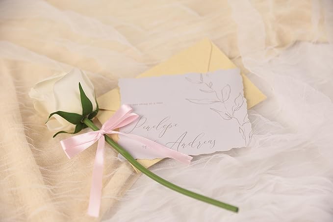 Baby Pink Satin Ribbon 3/8 inch X Continuous 50 Yards, Single Face Polyester Ribbon Perfect for Gift Wrapping, Flower Bouquet, Wedding Decor, Crafts, Bow Making, Sewing and More
