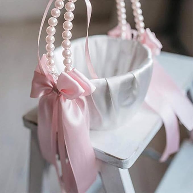 1" x 50 Yards Light Pink Satin Ribbon Single Faced Fabric Ribbons for Gift Wrapping, Crafting, Bows Making, Flower Bouquet, Wedding, Home Decor