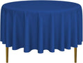 Lann's Linens - 10 Premium 90" Round Tablecloths for Wedding/Banquet/Restaurant - Polyester Fabric Table Cloths - Royal Blue
