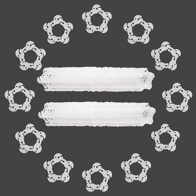100PCS Balloon Arch Clips, Reusable Balloon Clips for Balloon Arch, Plastic Balloon Supplies for Stand, Balloon Garland Clips for Party Wedding Baby Shower Decorations